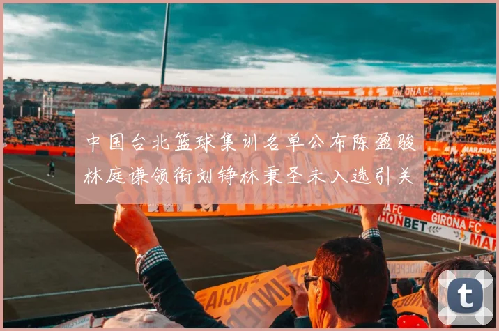 中国台北篮球集训名单公布陈盈骏林庭谦领衔刘铮林秉圣未入选引关注