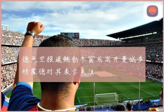德天空报道鲍勃冬窗或离开曼城多特蒙德对其表示关注